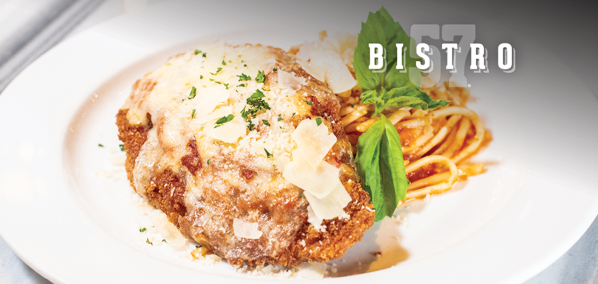 Classic Chicken Parmesan Special at Bistro 57