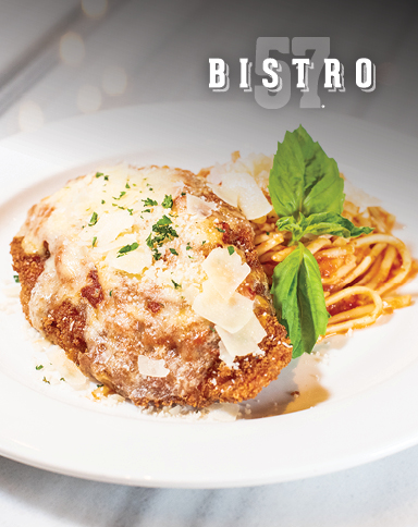 Classic Chicken Parmesan Special at Bistro 57